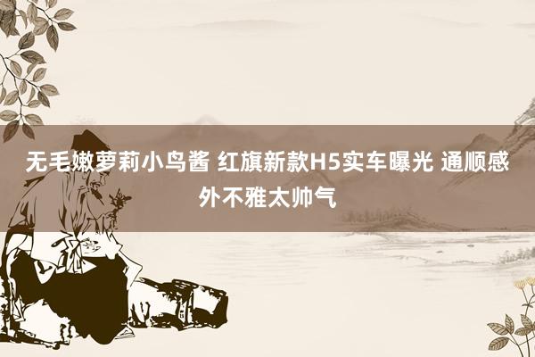 无毛嫩萝莉小鸟酱 红旗新款H5实车曝光 通顺感外不雅太帅气