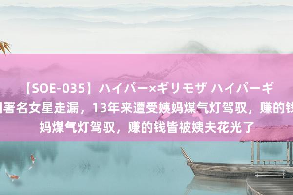 【SOE-035】ハイパー×ギリモザ ハイパーギリモザ Ami 韩国著名女星走漏，13年来遭受姨妈煤气灯驾驭，赚的钱皆被姨夫花光了